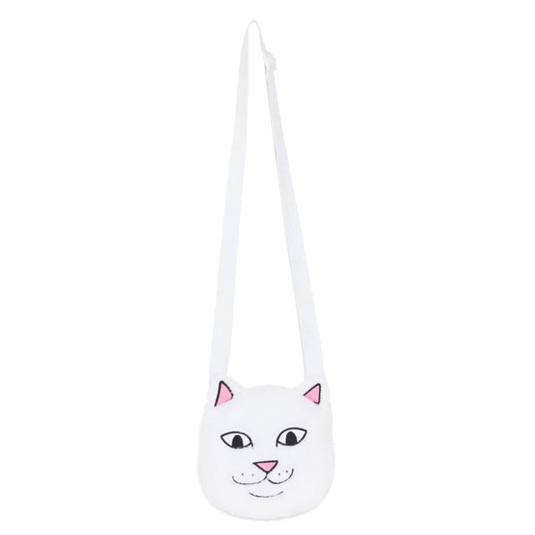 ripndip Lord Nermal Sherpa Crossbody Bag (White)