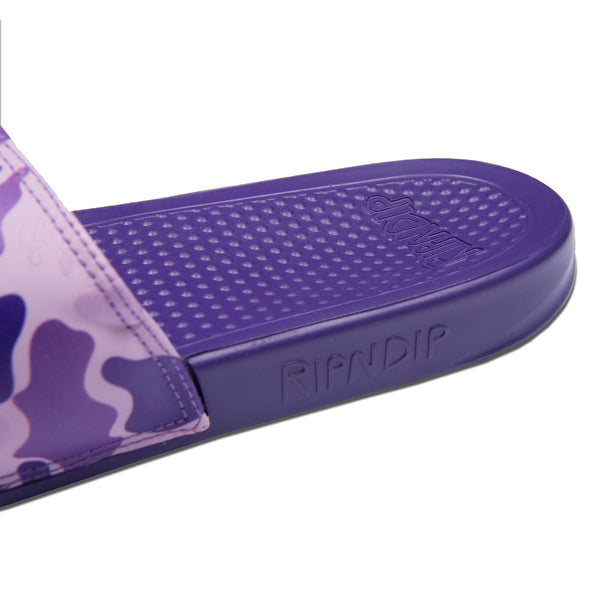 Ripndip Lord Nermal Slides (Purple Camo)