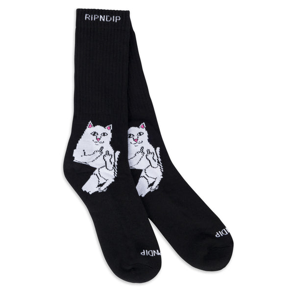 Ripndip Lord Nermal Socks (Black Heather)