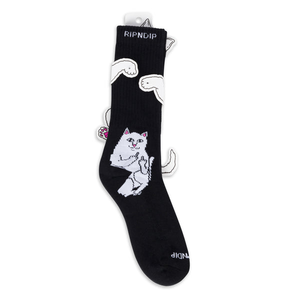 Ripndip Lord Nermal Socks (Black Heather)