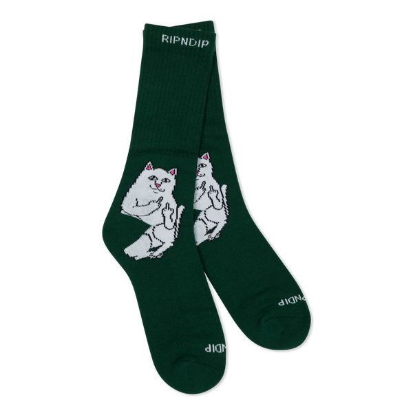 Ripndip Lord Nermal Socks (Hunter Green)