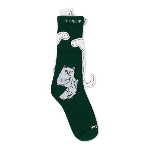 Ripndip Lord Nermal Socks (Hunter Green)