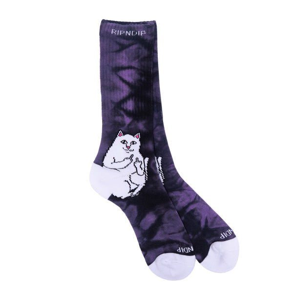 Ripndip Lord Nermal Socks (Purple Lightning)