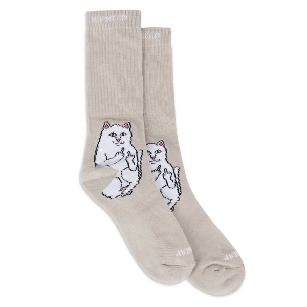 ripndip Lord Nermal Socks (Warm Gray)