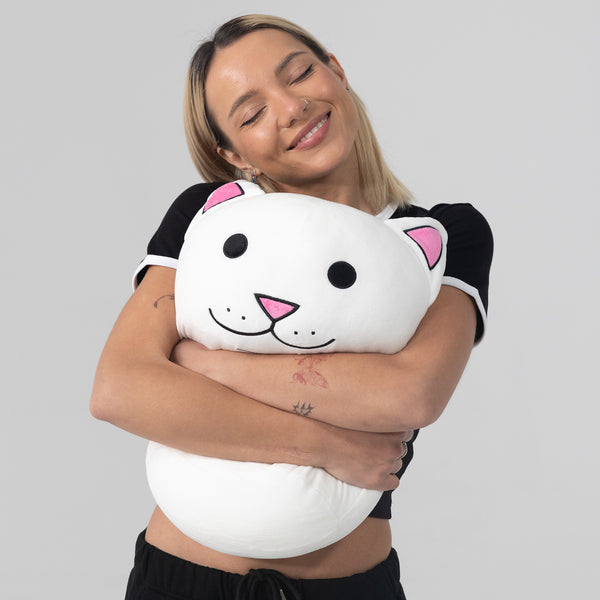 Ripndip Lord Nermal Squish Plush Toy (White)