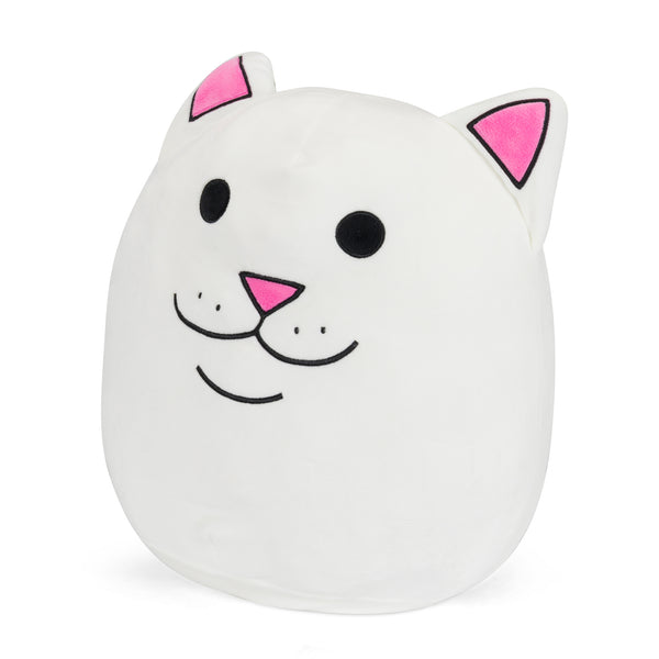 Ripndip Lord Nermal Squish Plush Toy (White)