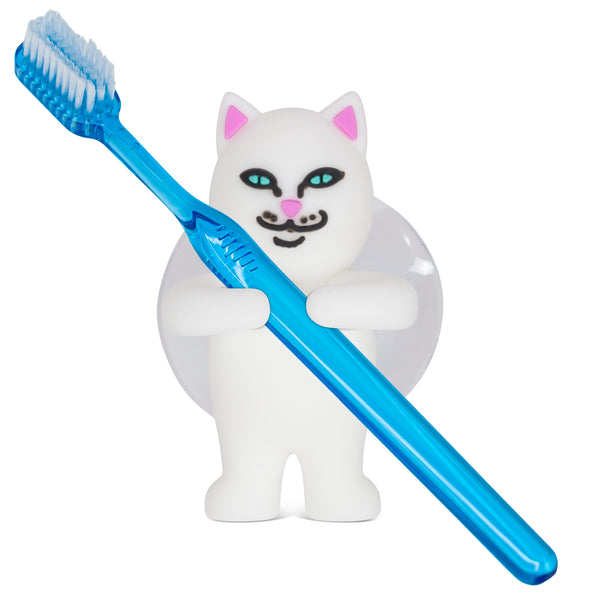 Ripndip Lord Nermal Toothbrush Holder (White)