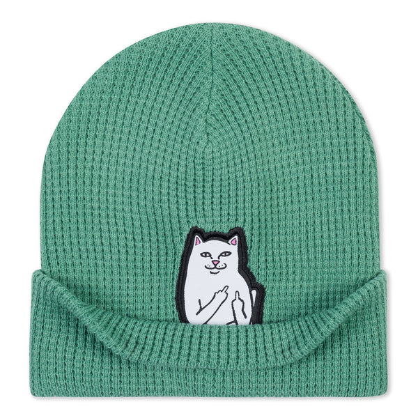 Ripndip Lord Nermal Waffle Beanie (Light Pine)
