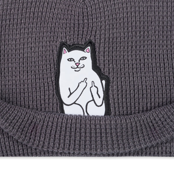 Ripndip Lord Nermal Waffle Knit Beanie (Charcoal)