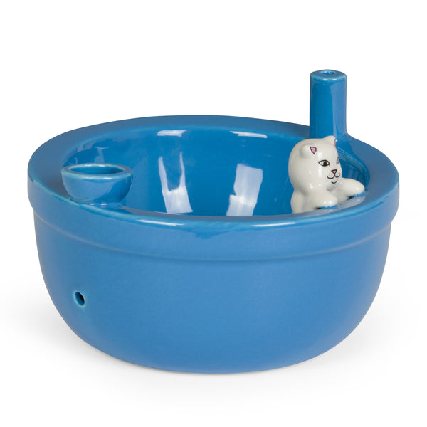 Ripndip Lord Nermal Wake And Bake Cereal Bowl (Blue)