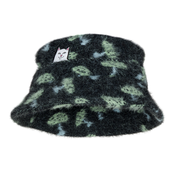 Ripndip Lord Nermal World Mohair Bucket Hat (Black)