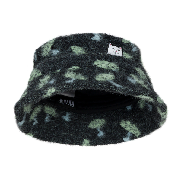 Ripndip Lord Nermal World Mohair Bucket Hat (Black)