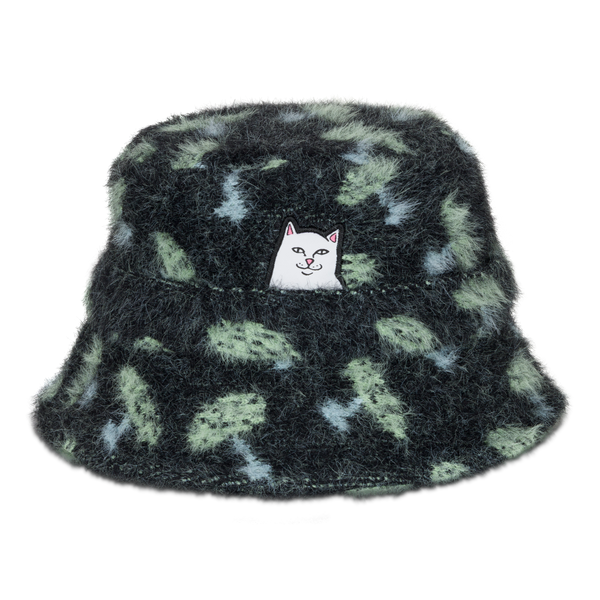 Ripndip Lord Nermal World Mohair Bucket Hat (Black)