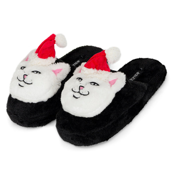 ripndip Lord Santa Fuzzy House Slippers (Multi)