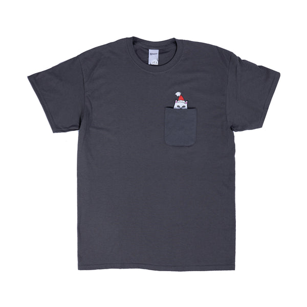 ripndip Lord Santa Pocket Tee (Charcoal)