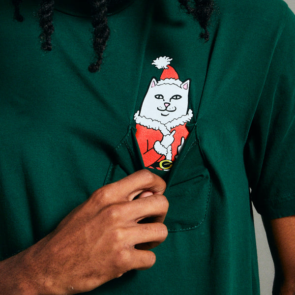 Ripndip Lord Santa Pocket Tee (Hunter Green)