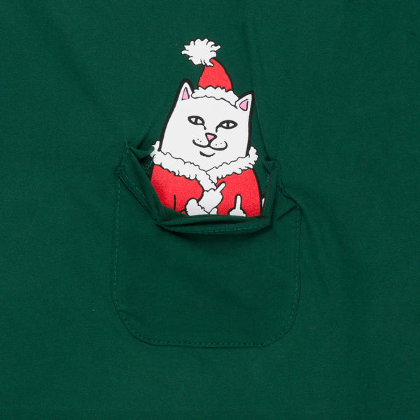 Ripndip Lord Santa Pocket Tee (Hunter Green)