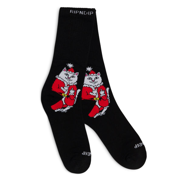 Ripndip Lord Santa Socks (Black)
