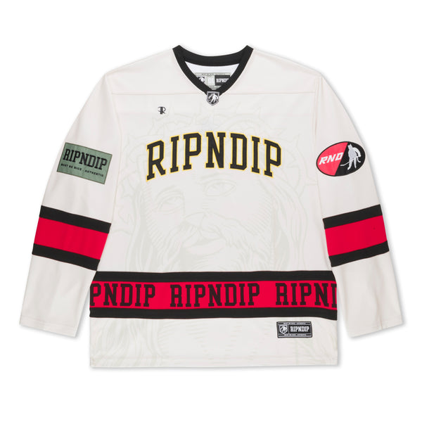 Ripndip Lord Savior Hockey Jersey (Off White)