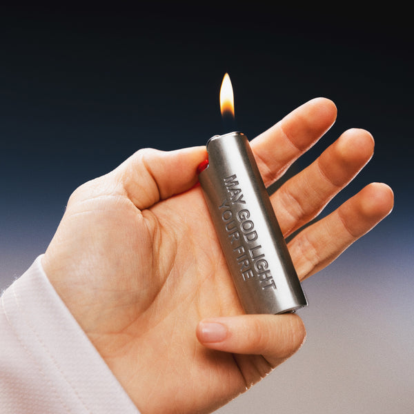 Ripndip Lord Savior Lighter Cover (Silver)