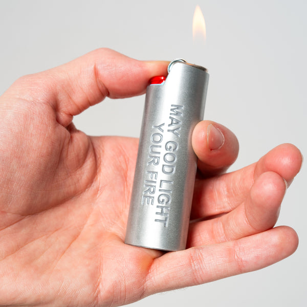 Ripndip Lord Savior Lighter Cover (Silver)