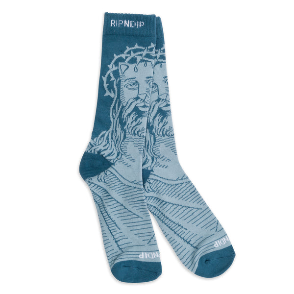 Ripndip Lord Savior Nerm Socks (Navy)