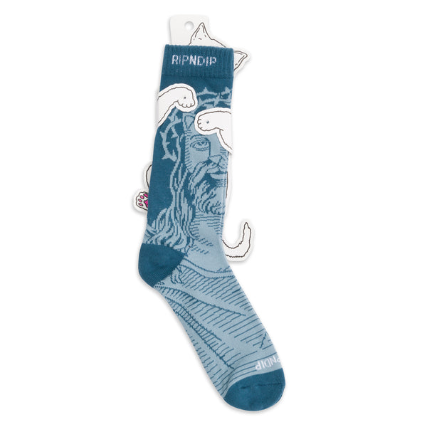 Ripndip Lord Savior Nerm Socks (Navy)