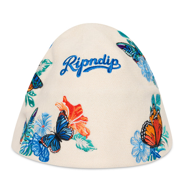Ripndip Los Ripndip Crochet Bucket Hat (Off White)