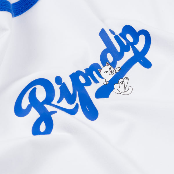 Ripndip Los Ripndip Cropped Ringer Tee (White)