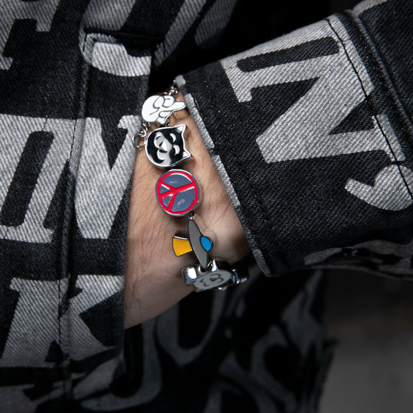 Ripndip Lucky Charms Bracelet (Silver)