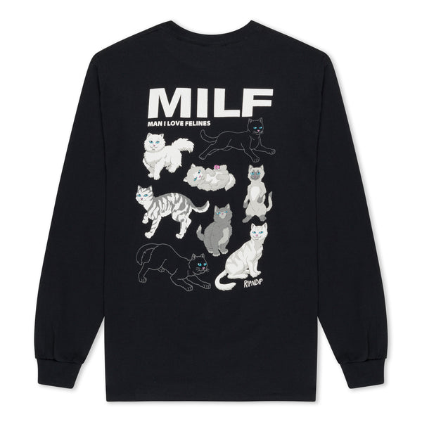ripndip Man I Love Felines Long Sleeve (Black)