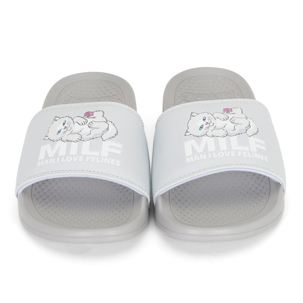 Ripndip Man I Love Felines Slides (Grey)