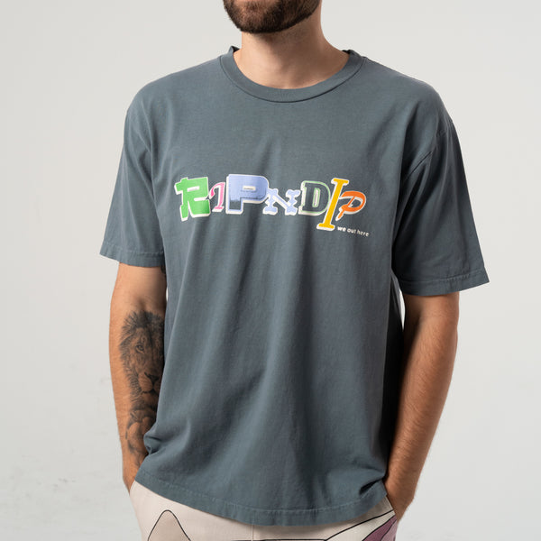 Ripndip Manifesto Tee (Light Charcoal)