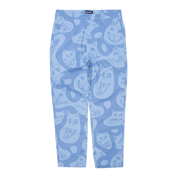 ripndip Many Faces Cotton Twill Pants (Slate)