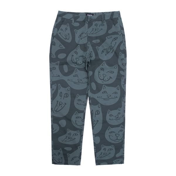 ripndip Many Faces Twill Pants (Charcoal)