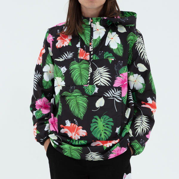 Ripndip Maui Nerm Packable Anorak Jacket (Black)