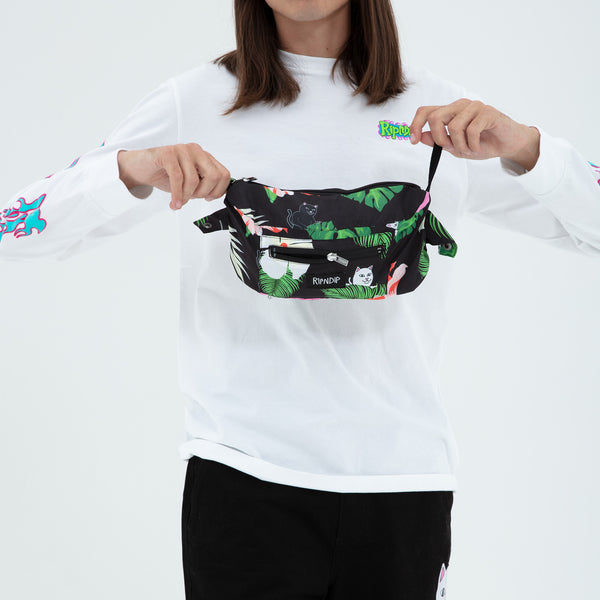 Ripndip Maui Nerm Packable Anorak Jacket (Black)