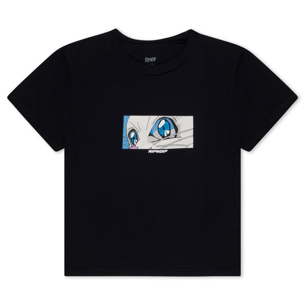 ripndip Metal Claw Cropped Baby Tee (Black)