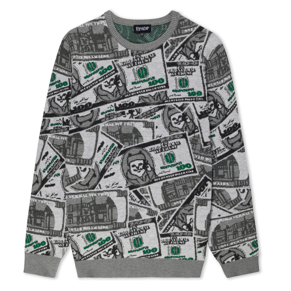 ripndip Moneybag Knit Sweater (Olive)