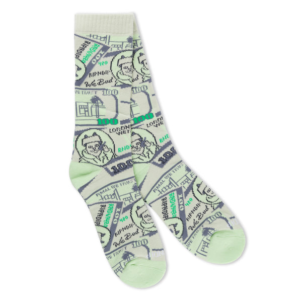 Ripndip Moneybag Socks (Olive)