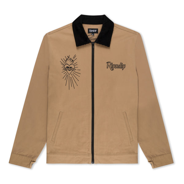 ripndip Mother Mary Work Jacket (Tan)