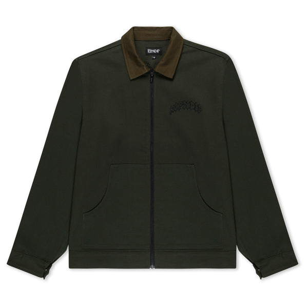 Ripndip Mother Nerm Twill Work Jacket (Dark Olive)
