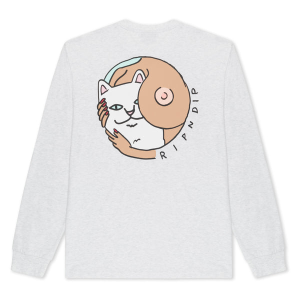 ripndip Must Be Nice Long Sleeve (Ash Heather)
