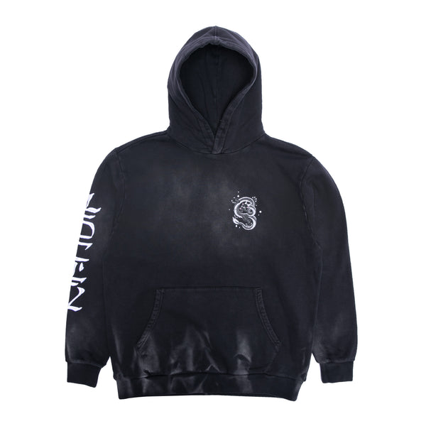 ripndip Mystic Jerm Hoodie (Black Faded Wash)