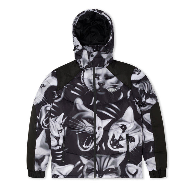 ripndip Neon Cat Puffer Jacket (Black)