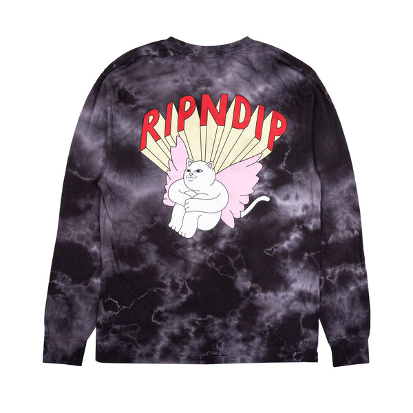 Ripndip Nerm Angel L/S (Black Lightning Wash)