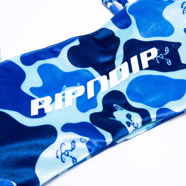 Ripndip Nerm Camo Bikini Top (Blue Camo)