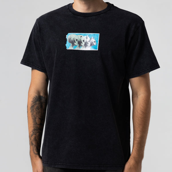Ripndip Nerm Geo Tee (Black Vintage Wash)