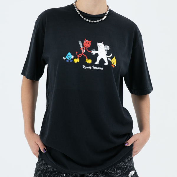 Ripndip Nerm Vs Devilman Tee (Vintage Black)