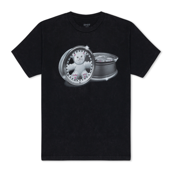 ripndip Nerm Wheels Tee (Black Vintage Wash)
